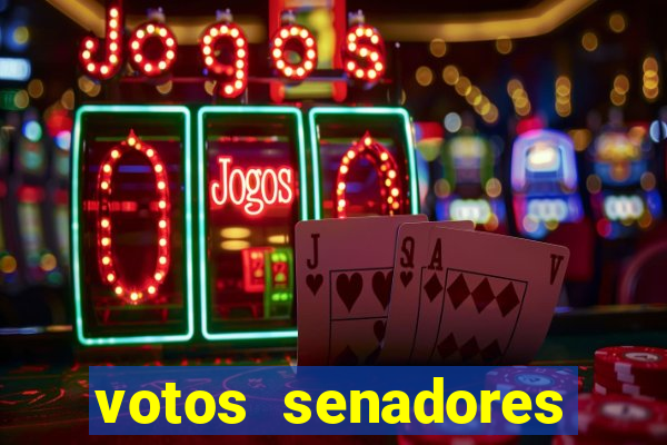 votos senadores impeachment moraes